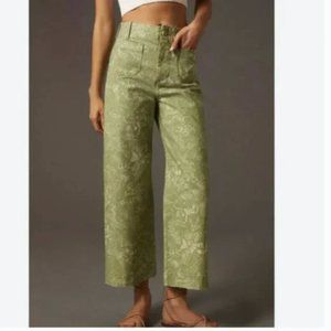 ⭐ Pilcro The Skipper Love Peace Art Cartoon Hipster Boho Hippie Print Pants Jean